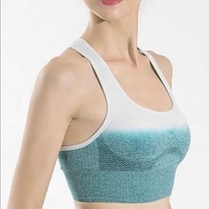Ombré seamless sports bra